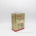 4 Liter Square Tin Can for Engine Oil